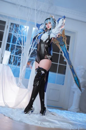 rioko凉凉子《优菈浪花骑士》主题写真：77张全套美图，含10个视频