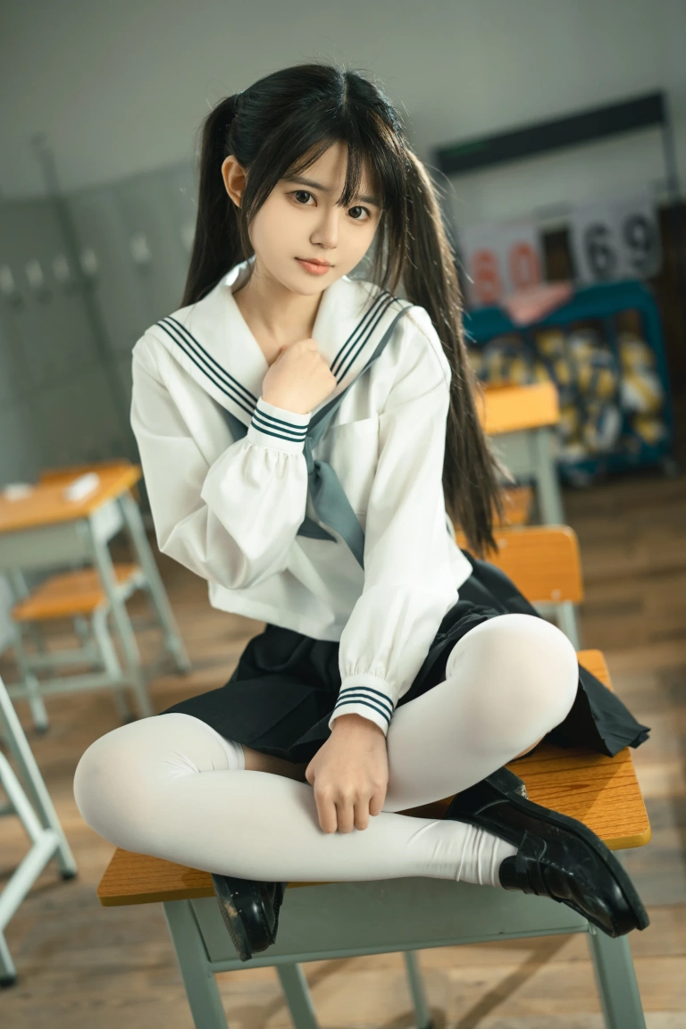 rua阮阮《授课中》主题写真：57张全套美图