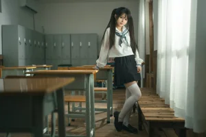 rua阮阮《授课中》主题写真：57张全套美图