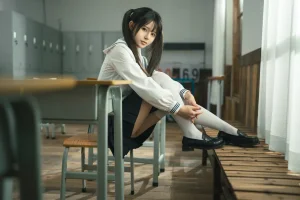 rua阮阮《授课中》主题写真：57张全套美图