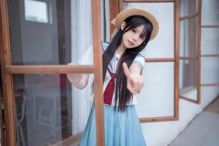 rua阮阮《雪糕》主题写真：40张全套美图