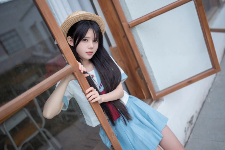 rua阮阮《雪糕》主题写真：40张全套美图