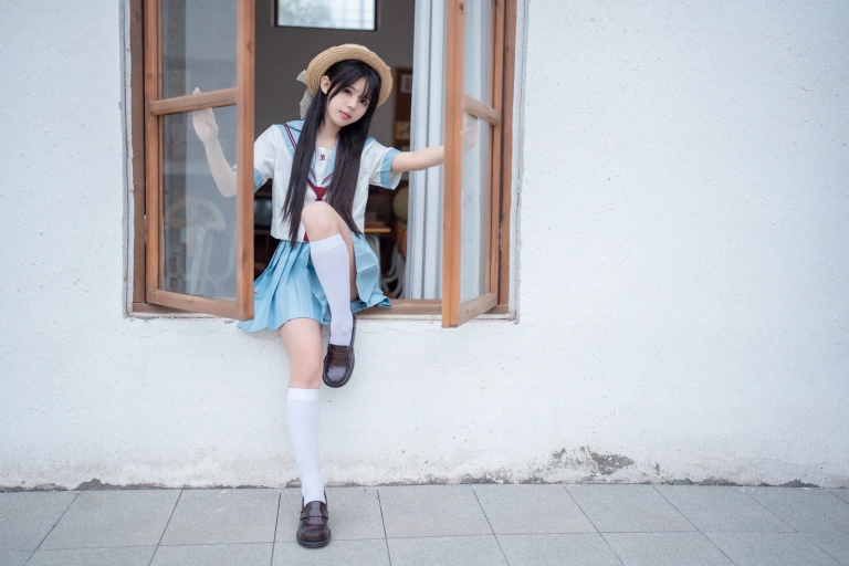 rua阮阮《雪糕》主题写真：40张全套美图