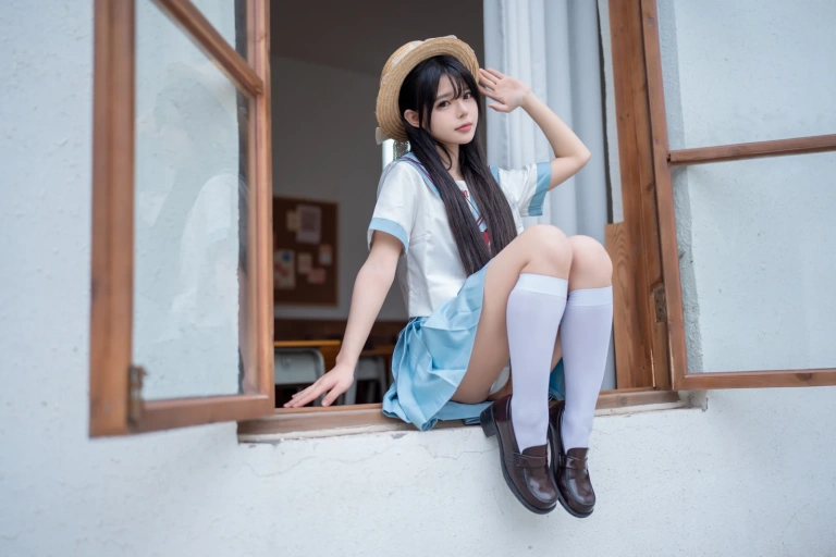 rua阮阮《雪糕》主题写真：40张全套美图
