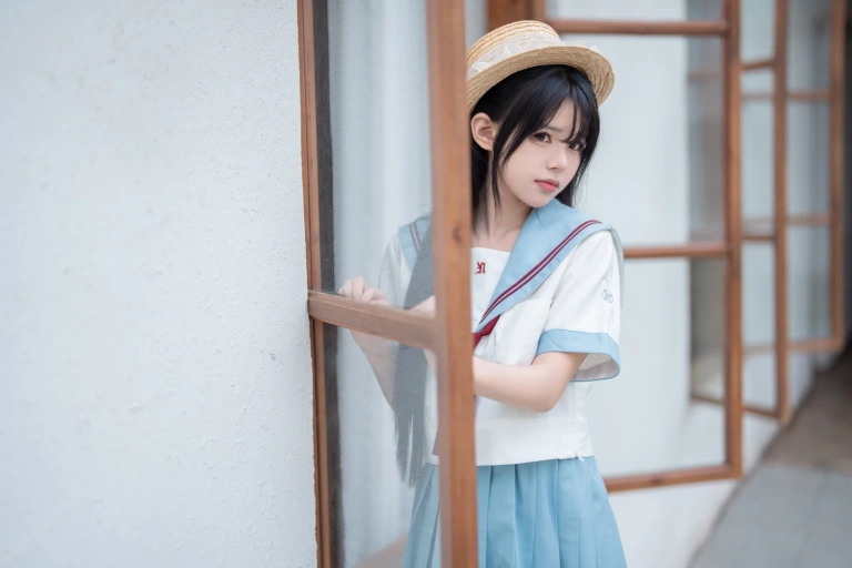 rua阮阮《雪糕》主题写真：40张全套美图