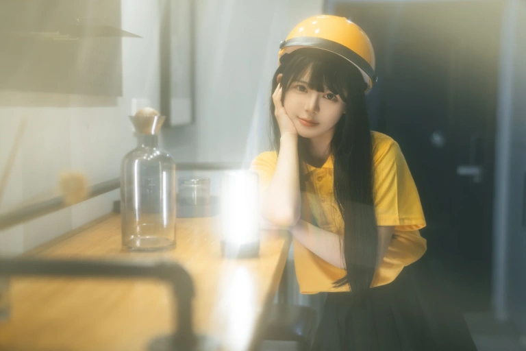 rua阮阮《外卖员》主题写真：40张全套美图