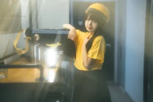 rua阮阮《外卖员》主题写真：40张全套美图