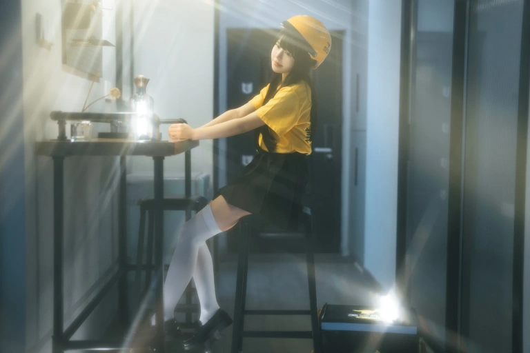 rua阮阮《外卖员》主题写真：40张全套美图