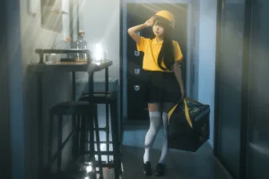 rua阮阮《外卖员》主题写真：40张全套美图