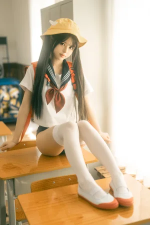 rua阮阮《小丸子》主题写真：88张全套美图