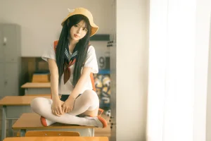 rua阮阮《小丸子》主题写真：88张全套美图