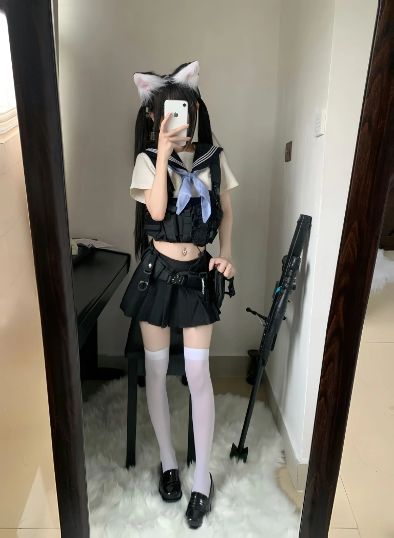 rua阮阮《战术自搭》主题写真：18张全套美图
