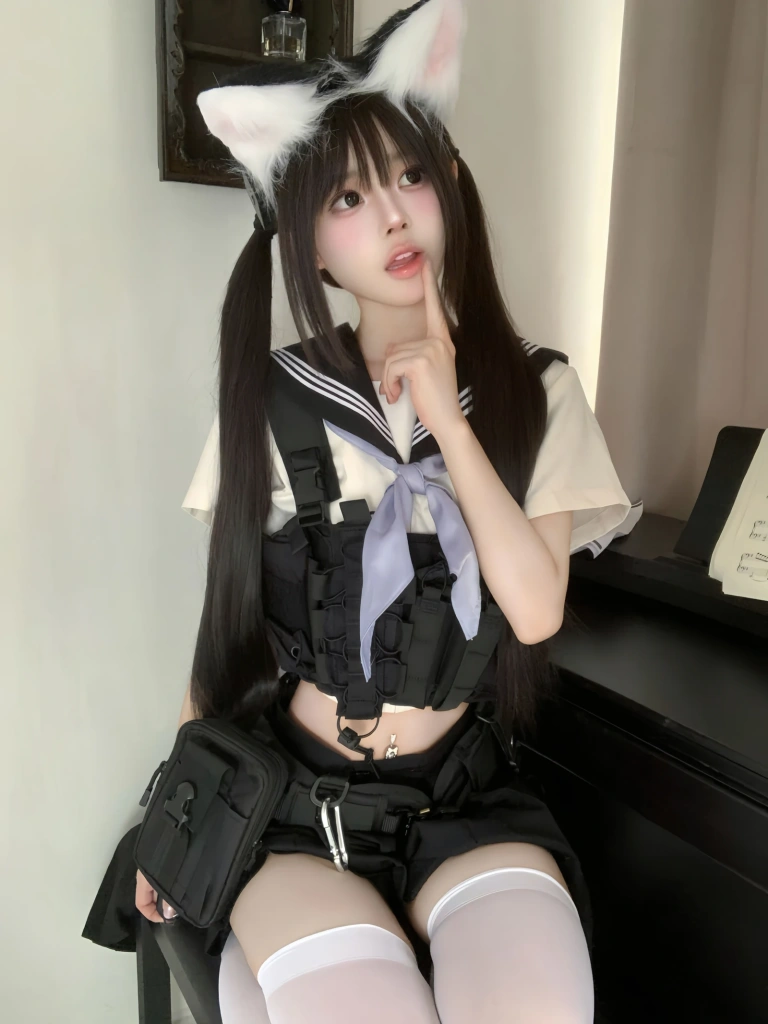 rua阮阮《战术自搭》主题写真：18张全套美图
