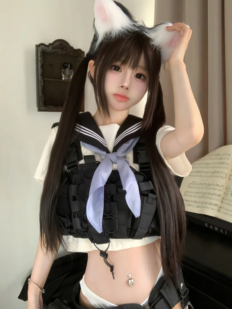 rua阮阮《战术自搭》主题写真：18张全套美图