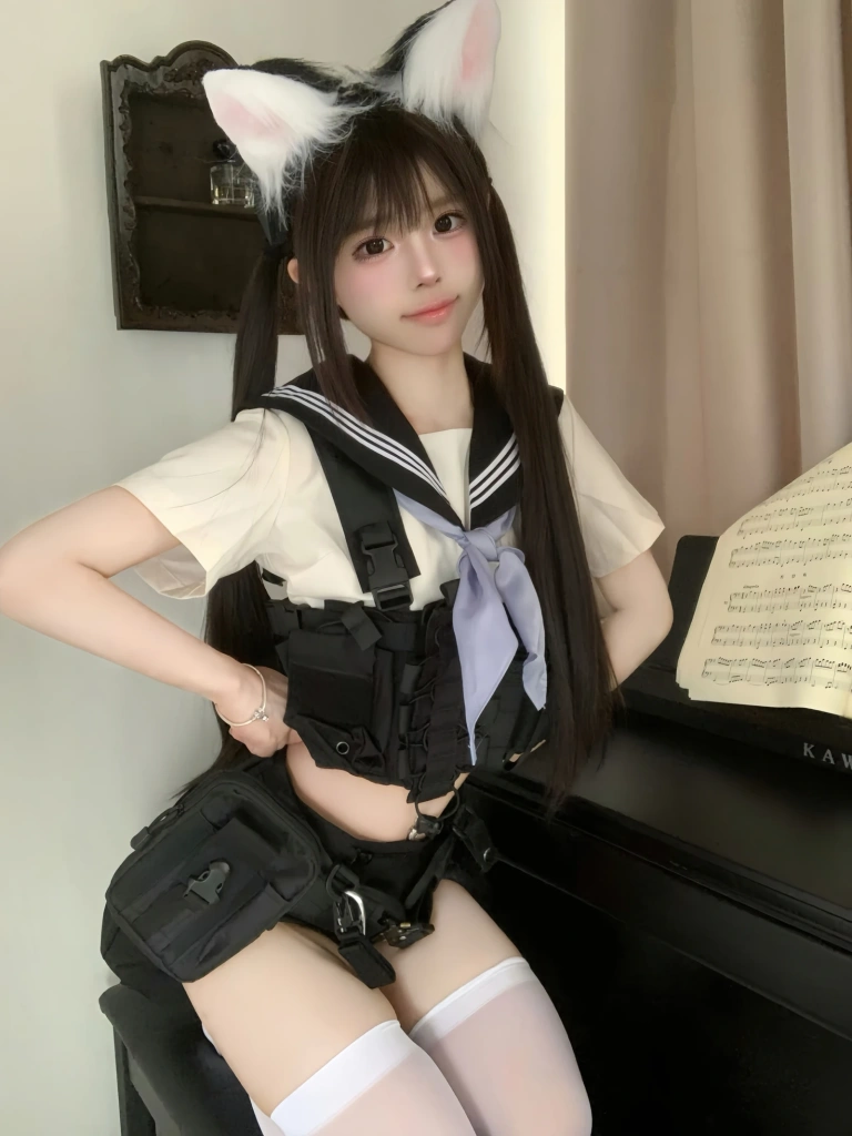 rua阮阮《战术自搭》主题写真：18张全套美图