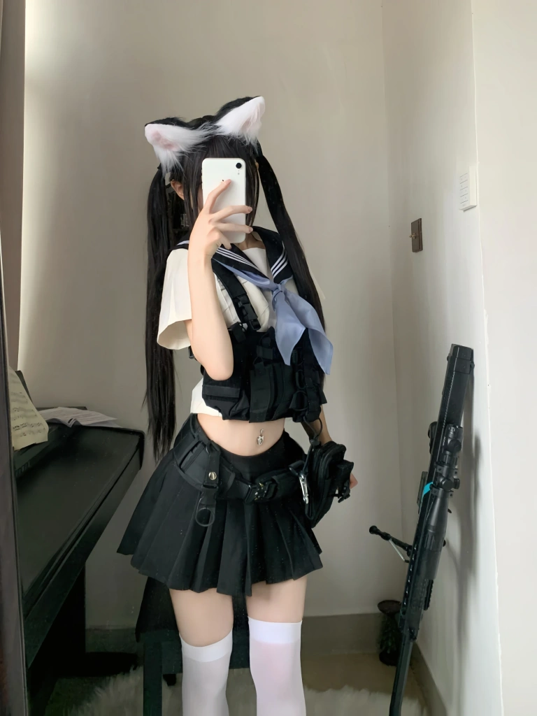 rua阮阮《战术自搭》主题写真：18张全套美图