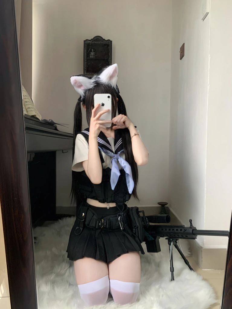 rua阮阮《战术自搭》主题写真：18张全套美图