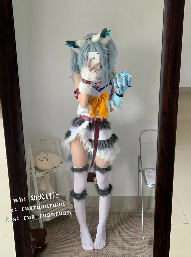 rua阮阮《回复术士的重启人生 刹那》主题写真：18张全套美图，含1个视频