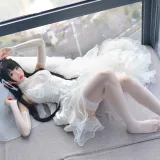 雪琪SAMA《爱宕婚纱》主题写真：38张全套美图