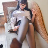 雪琪SAMA《教师黑丝》主题写真：29张全套美图
