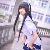 雪琪SAMA《路人女主的养成方法 霞之丘诗羽》主题写真：24张全套美图