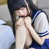雪琪SAMA《透明JK》主题写真：20张全套美图