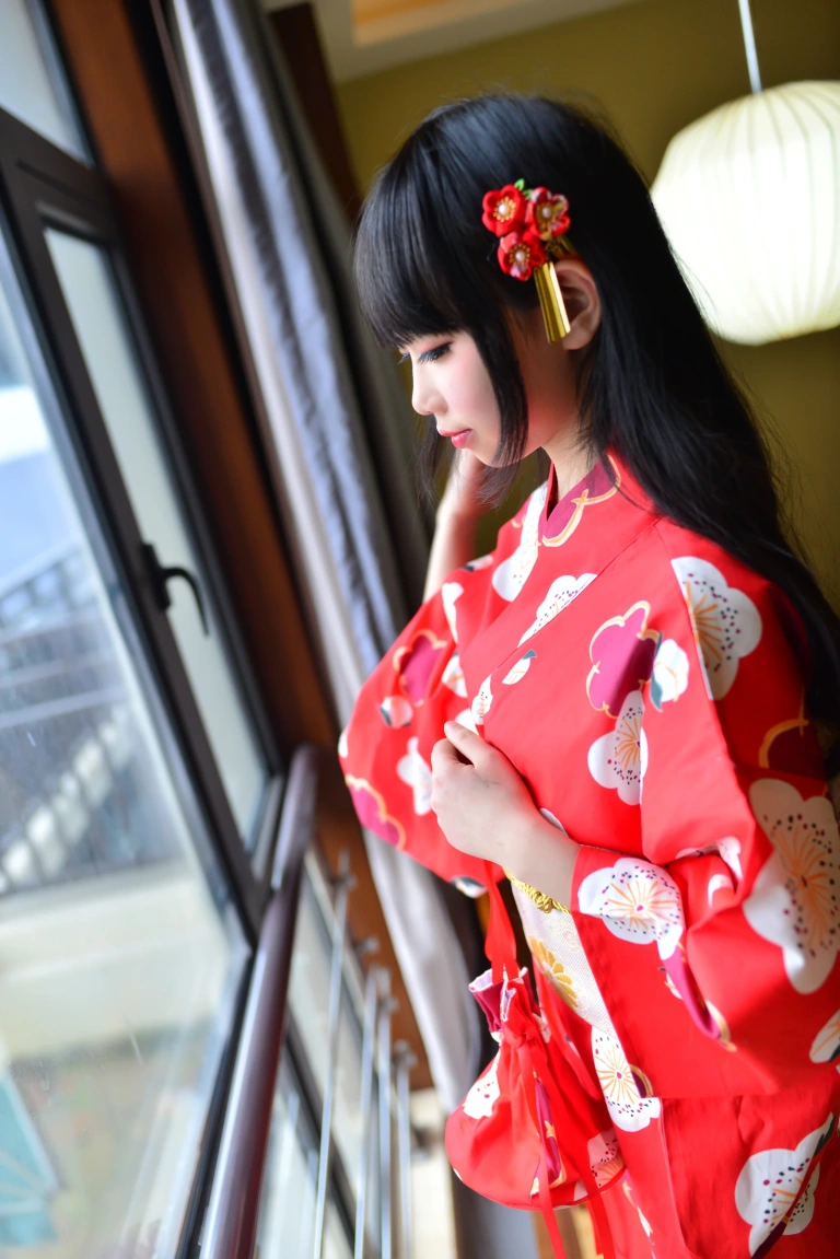 雪琪SAMA《浴衣》主题写真：14张全套美图