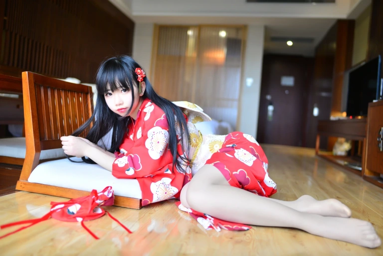 雪琪SAMA《浴衣》主题写真：14张全套美图