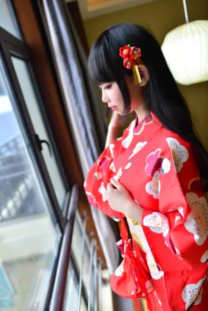 雪琪SAMA《浴衣》主题写真：14张全套美图