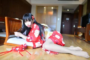 雪琪SAMA《浴衣》主题写真：14张全套美图