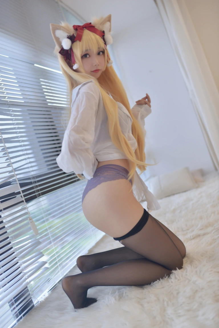 雪琪SAMA《千岛酱猫耳》主题写真：35张全套美图