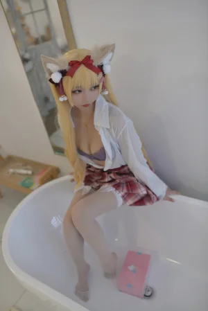 雪琪SAMA《千岛酱猫耳》主题写真：35张全套美图