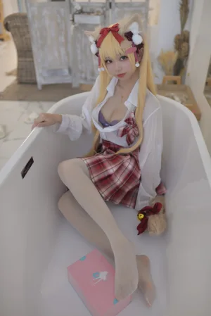 雪琪SAMA《千岛酱猫耳》主题写真：35张全套美图