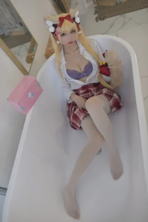 雪琪SAMA《千岛酱猫耳》主题写真：35张全套美图