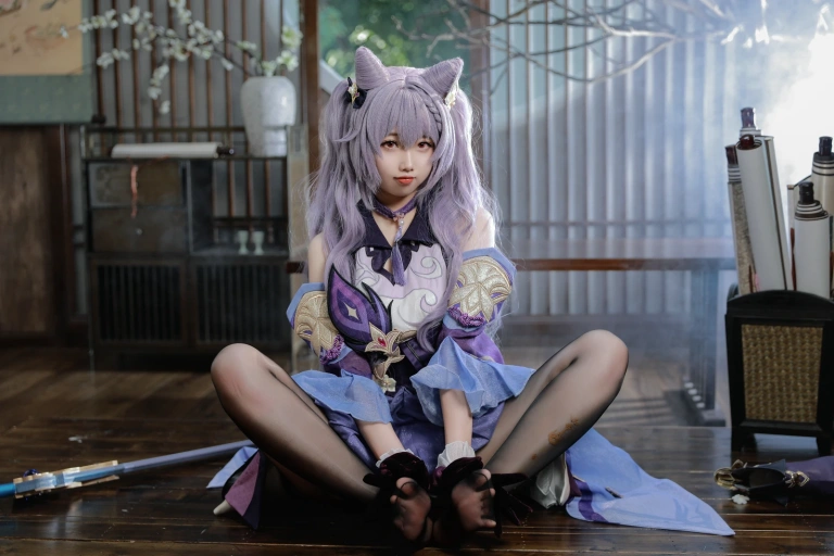 雪琪SAMA《刻晴》主题写真：50张全套美图，含1个视频