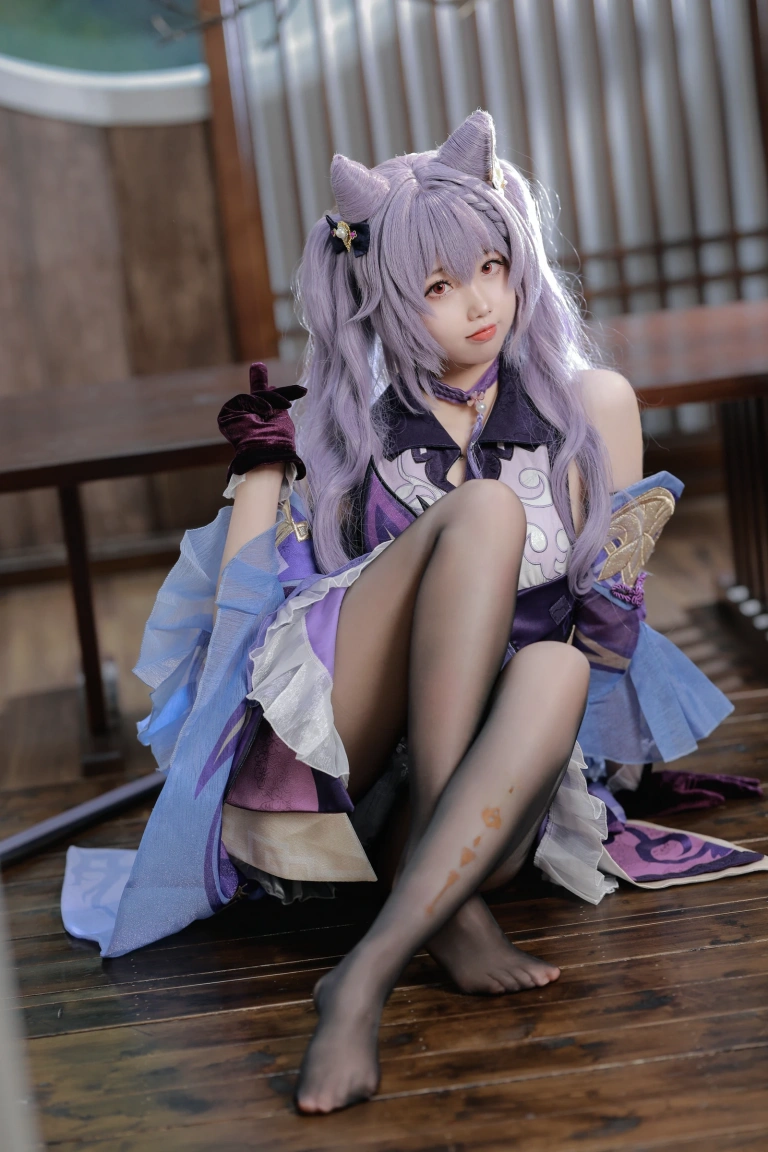 雪琪SAMA《刻晴》主题写真：50张全套美图，含1个视频