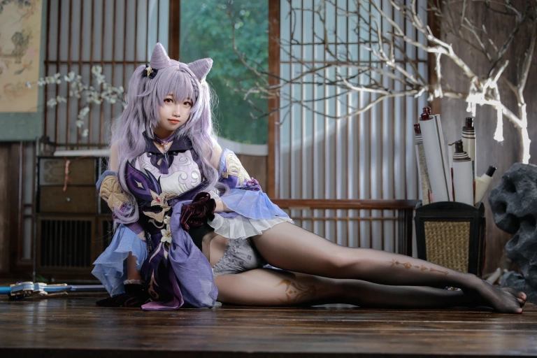 雪琪SAMA《刻晴》主题写真：50张全套美图，含1个视频
