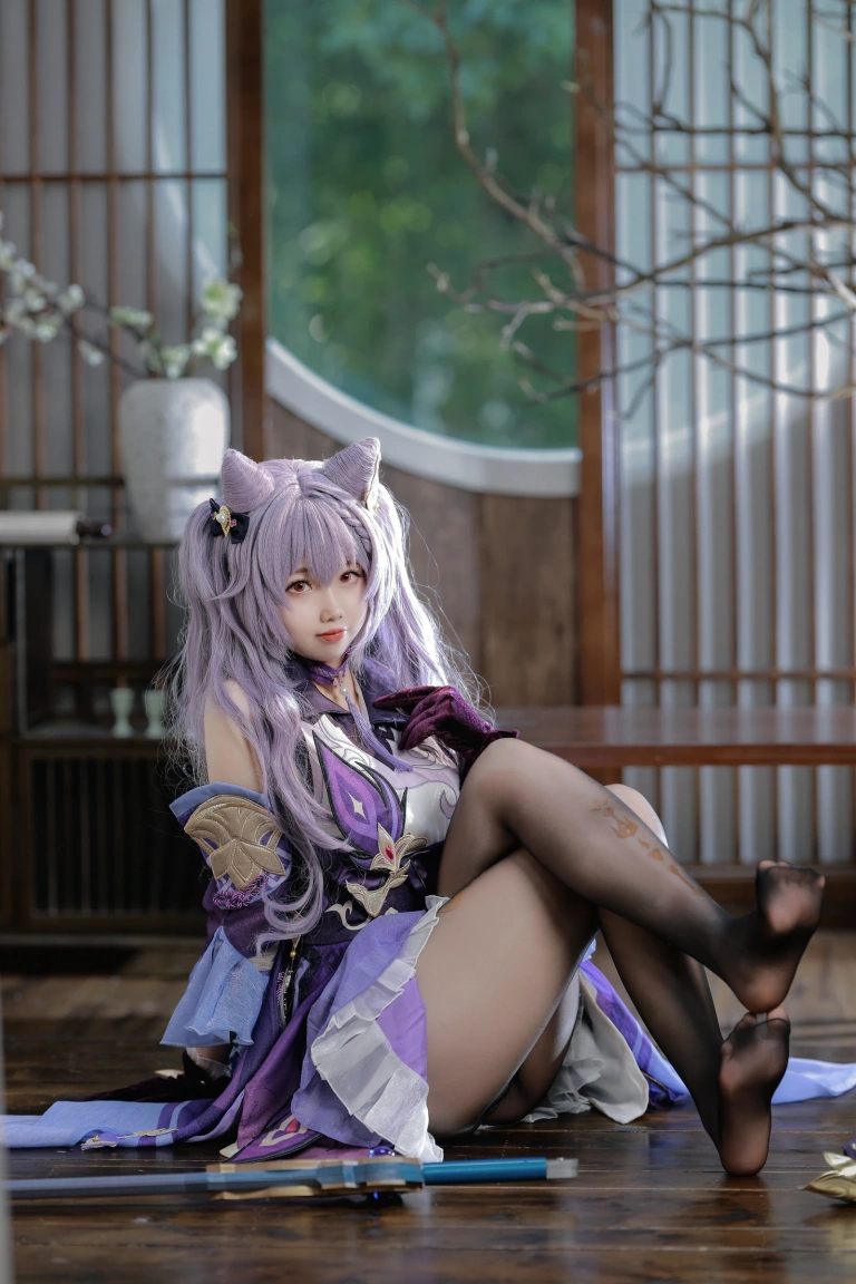雪琪SAMA《刻晴》主题写真：50张全套美图，含1个视频