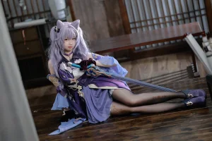 雪琪SAMA《刻晴》主题写真：50张全套美图，含1个视频