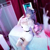 Seya-狮砸《刻晴护士》主题写真：12张全套美图