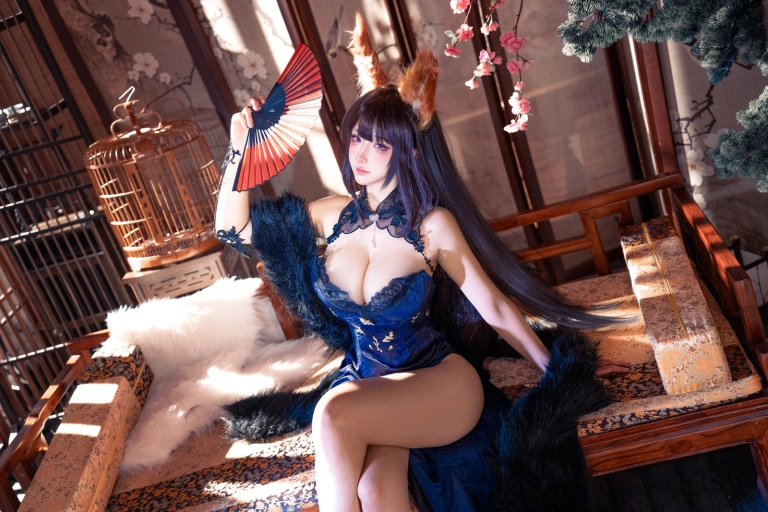 Seya-狮砸《天城旗袍》主题写真：12张全套美图