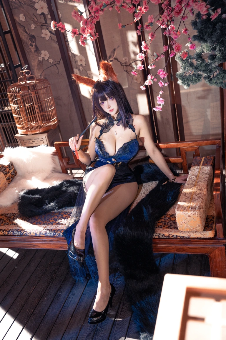 Seya-狮砸《天城旗袍》主题写真：12张全套美图