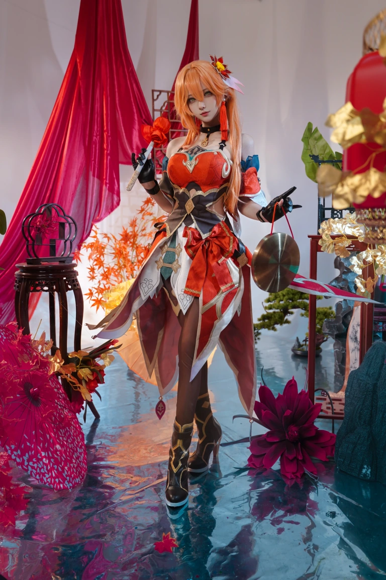 Seya-狮砸《崩坏：星穹铁道 桂乃芬》主题写真：9张全套美图