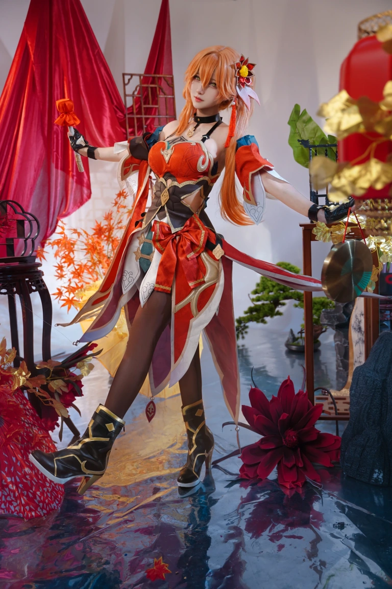 Seya-狮砸《崩坏：星穹铁道 桂乃芬》主题写真：9张全套美图