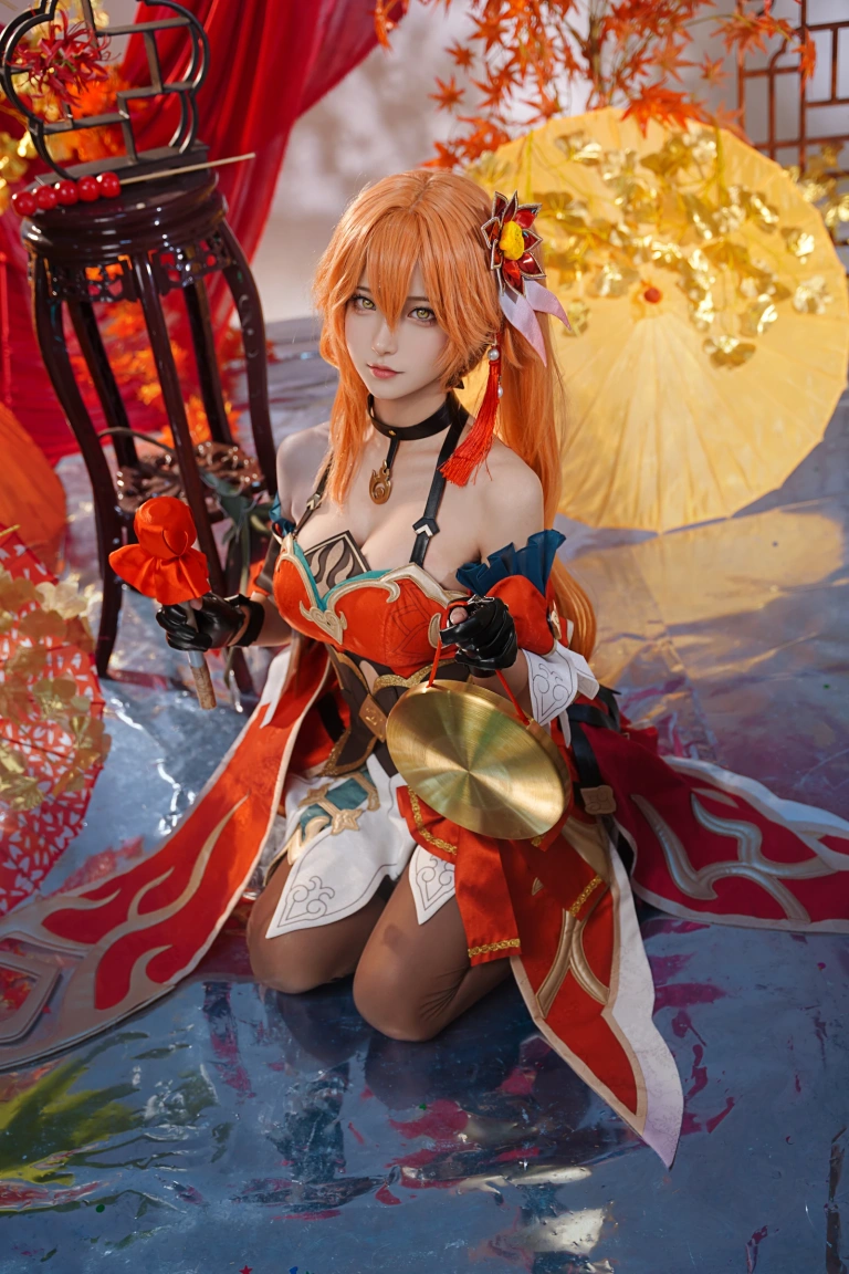 Seya-狮砸《崩坏：星穹铁道 桂乃芬》主题写真：9张全套美图