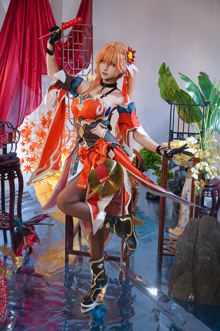 Seya-狮砸《崩坏：星穹铁道 桂乃芬》主题写真：9张全套美图
