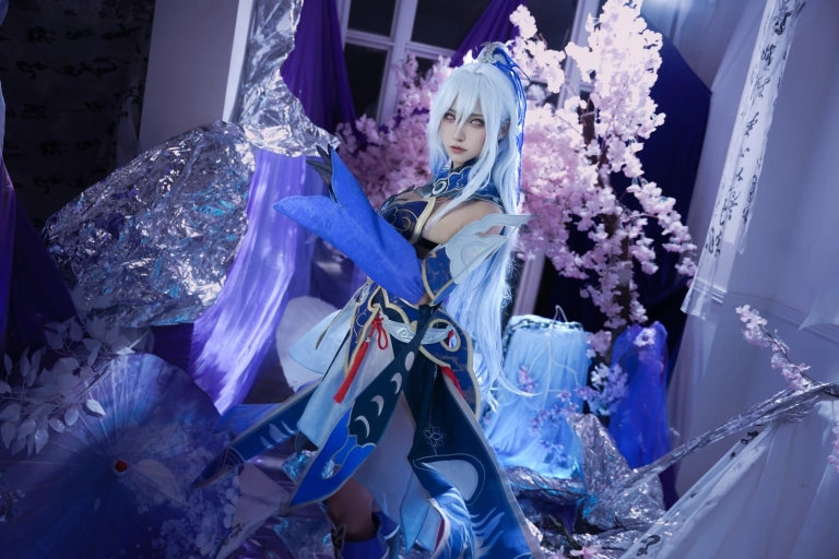 Seya-狮砸《崩坏：星穹铁道 镜流》主题写真：10张全套美图