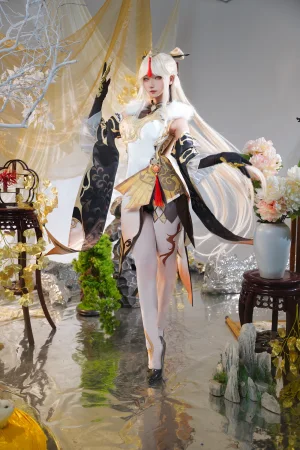 Seya-狮砸《原神 凝光》主题写真：9张全套美图