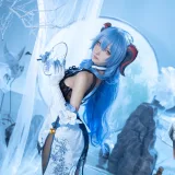 Seya-狮砸《甘雨青花瓷》主题写真：12张全套美图