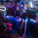Seya-狮砸《雷电将军 魅魔》主题写真：12张全套美图